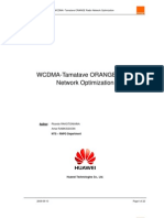 WCDMA Tamatave Orange Optimization