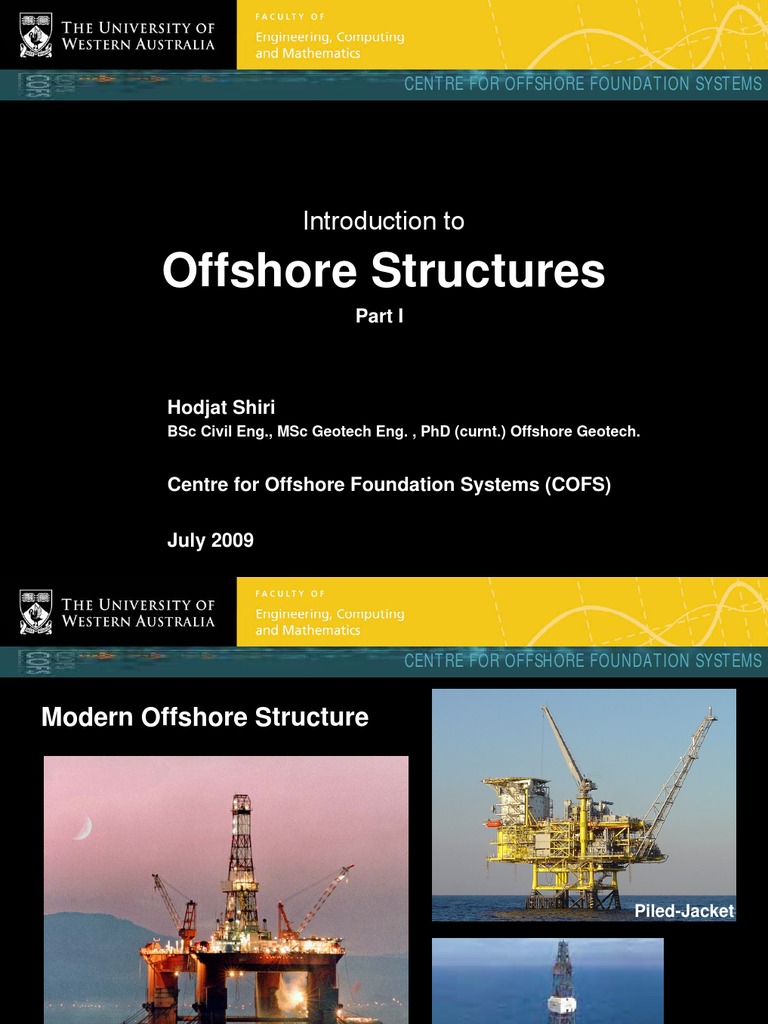 Introduction to Offshore Structures | PDF | Civil Engineering | Transport