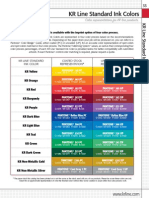 KR Line Standard Ink Colors