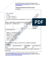 Epson Sample Programming Placement Paper Level1