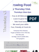 Thursday Club Poster