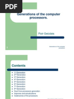 Generations of Computer Microprocessors