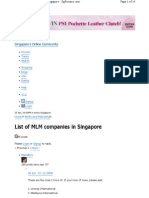 MLM in Singapore