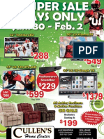 Cullens TV Super Sale 4 Days Only