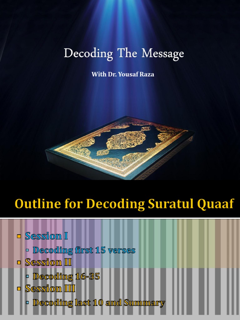 Decoding The Message - 1 | PDF | Religion & Spirituality | Young Adult