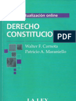 Derecho Constitucional - Carnota & Maraniello PDF