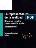 52100536 Potter Jonathan La Representacion de La Realidad Discurso Retorica y Construccion Social