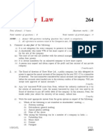 Company Law: NOTE: 1. Answer SIX Questions Including Question No.1 Which Is Compulsory