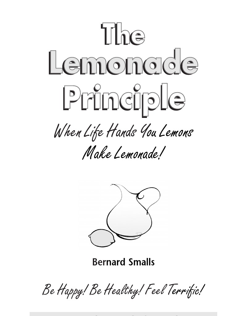 The Lemonade Principle Rachel Laughter