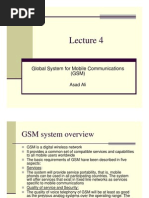 Global System For Mobile Communications (GSM) : Asad Ali