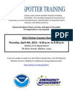 2013 Clinton County Storm Spotter Training