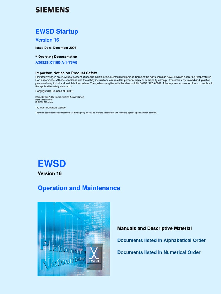Ewsd v16 | PDF | Computer Network | Routing