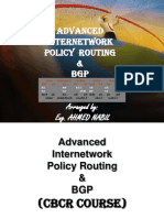 Advanced Internetwork Policy Routing & BGP