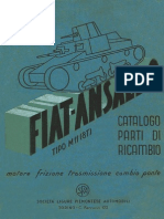 Carro Armato Fiat Ansaldo M11-39 1a Ed 1939 Motore Frizione Cambio Ponte CN