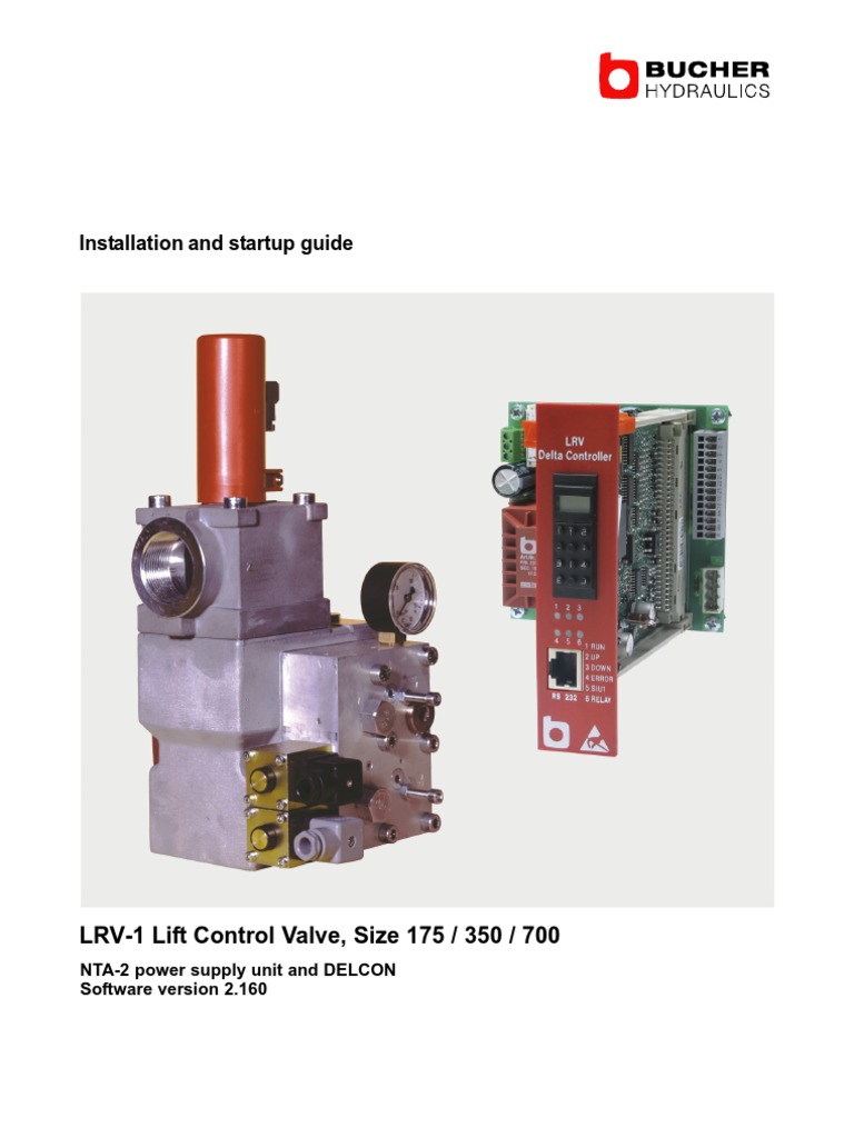 bucher lrv hydraulic valve Valve