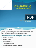 Havalandırmave Iklimlendirme 2013