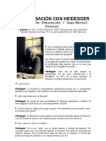 Entrevista de Towarnicki a Heidegger