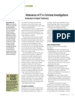 The Relevance of IT in Criminal Investigations