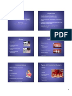Periodontal Surgery: Objectives