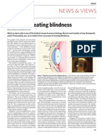An Eye To Treating Blindness: News & Views