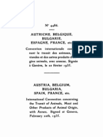 Convenio sobre el tránsito de animales, carne y de otros productos de origen animal. Ginebra, 20 de febrero de 1935