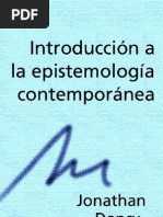 Dancy - Introduccion a La Epistemologia Contemporanea