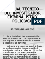 Manual Tec. Del Inv. Policiaco