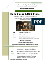 Bush Dance & BBQ Dinner