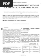 Download Comparison of Different Methods for the Detection Bearing Faults by Journal of Computer Science and Engineering SN122288954 doc pdf