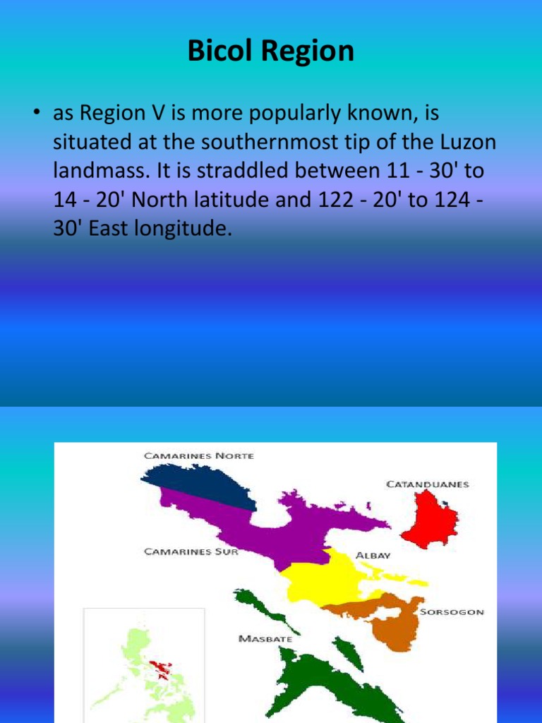 Bicol Region PDF Mountains Physical Geography