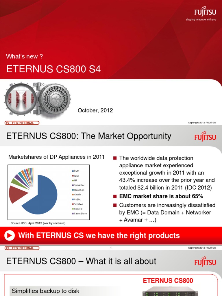 Fujitsu Eturnus CS8000 S4 | PDF | Areas Of Computer Science | Computer Data