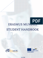 Student Hand Book For Erasmus Mundus Scholarship