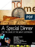 "SEND ME" A Special Dinner For A Cause