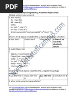 Huawei Sample Prograamming Placement Paper Level1