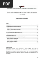 apecv 2013_estudo sobre a implementação das metas curriculares de ev e et ano lectivo 2012 - 2013, primeiro relatório trimestral [janeiro]
