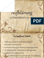 Prosvjetiteljstvo (Aufklärung) - Njemački jezik
