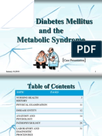 Type II Diabetes and Metabolic Syndrome Case