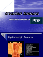 Ovarian tumors its staging and management