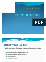 Randomisasi Dengan Permuted Block