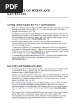 Download Water and Sanitation Facts by sheksms5320 SN12235815 doc pdf