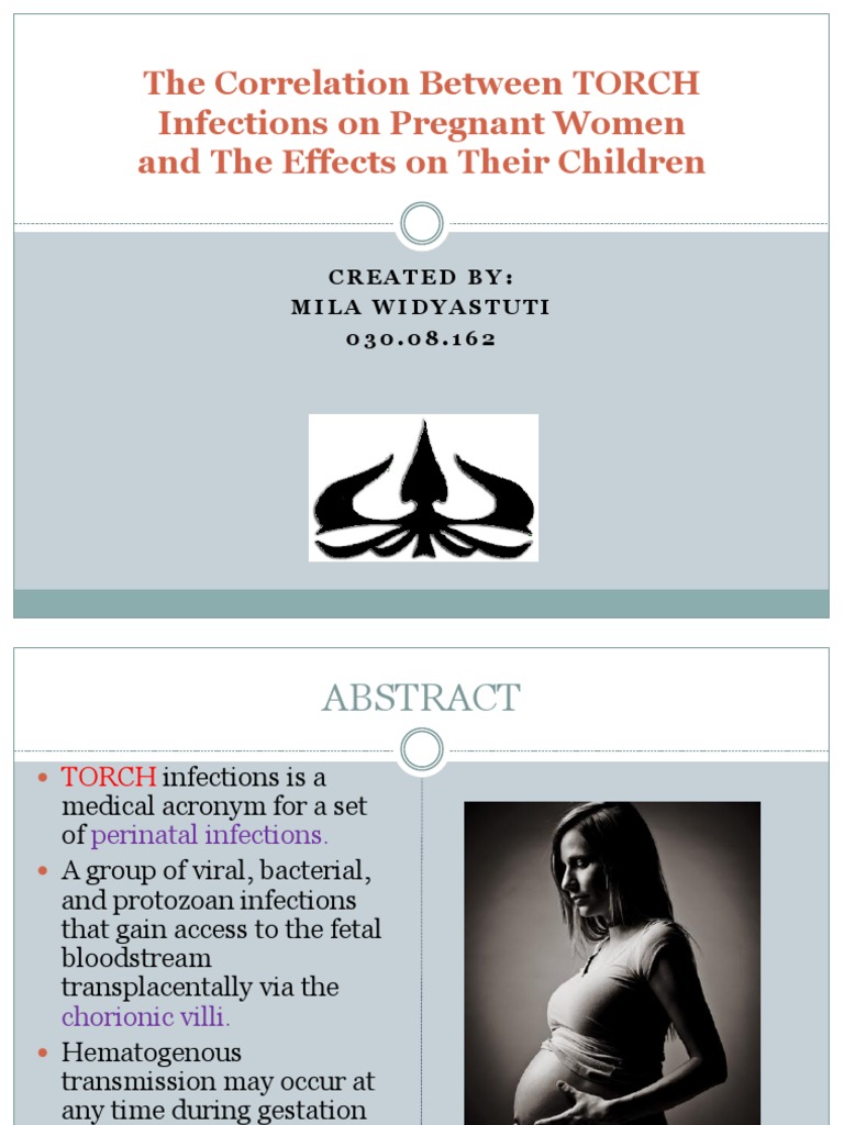 TORCH Infections Effects on Pregnant Women and Children PDF Herpes