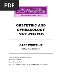 Case Write Up