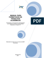 Manual Para Formatacao de Trabalhos Academicos FIT