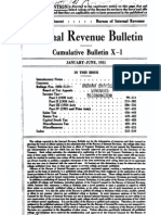 Bureau of Internal Revenue Cumulative Bulletin X-1 (1931)