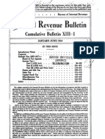Bureau of Internal Revenue Cumulative Bulletin XIII-1 (1934)