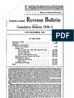 Bureau of Internal Revenue Cumulative Bulletin 1938-2