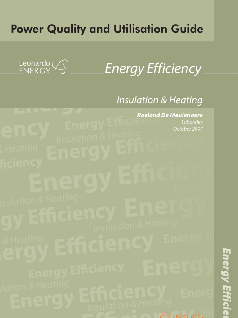 Energy Efficiency: Power Quality and Utilisation Guide | PDF | Building ...