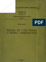 Sefik Beslagic - Nisani XV I XVI Stoljeca U BiH