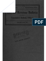 Internal Revenue Service Cumulative Bulletin 1953-1