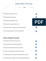 Weekly Skills Planning 1 2